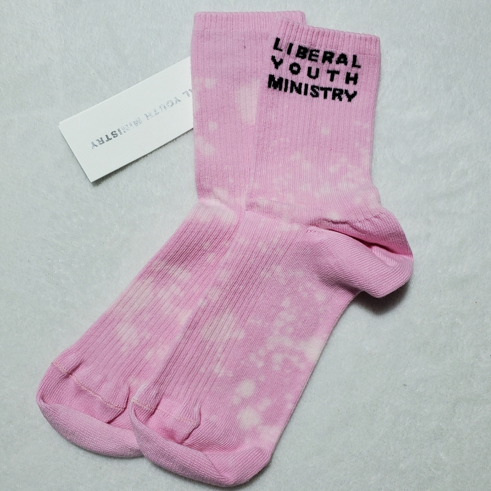 NWT Liberal Youth Ministry unisex sport socks sz M